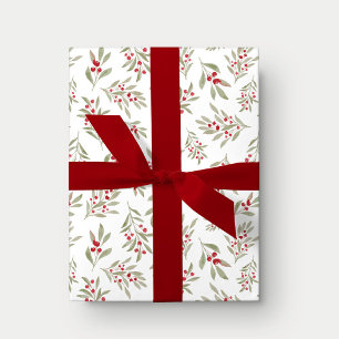 Winter Floral Holiday Wrapping Paper Geschenkpapier