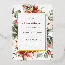 Winter florale Vegetation | Weihnachtsdusche