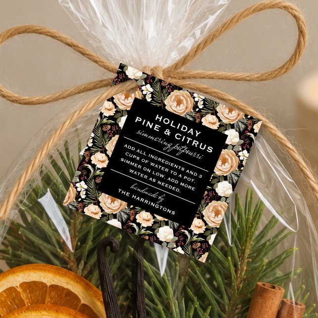 Winter Florals Holiday Simmer Potpourri Set Geschenkanhänger (Von Creator hochgeladen)