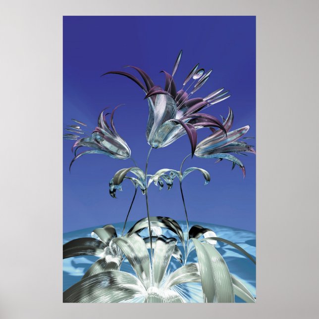 Winter flowers poster (Vorne)