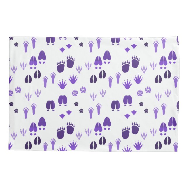 Winter Footprints Kissenbezug (Rückseite)