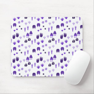 Winter Footprints Mousepad