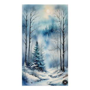 Winter Forest Print Fotodruck