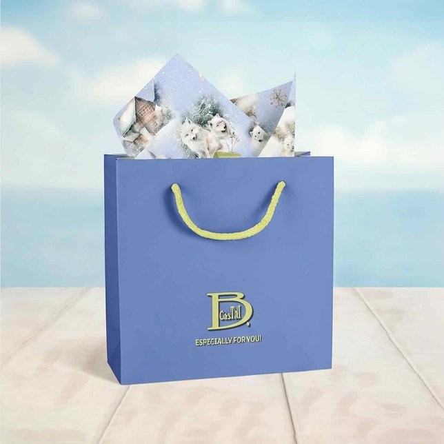 Winter Forest Watercolor Pattern Tissue Paper Seidenpapier (Von Creator hochgeladen)