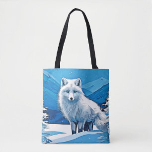 Winter Fox Art Tasche