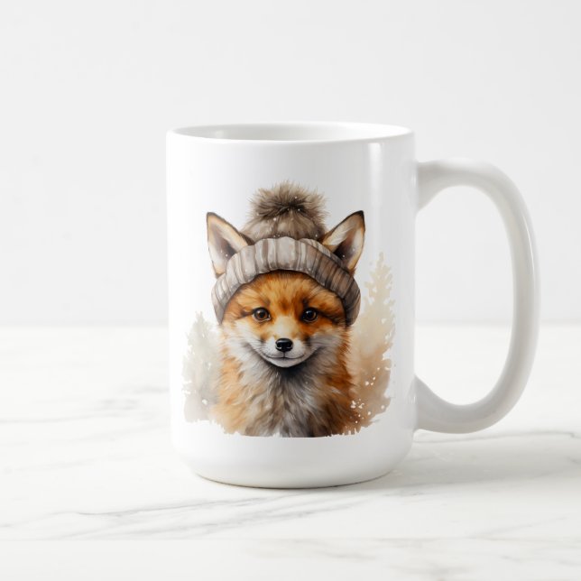 Winter Fox-Tasse Kaffeetasse (Rechts)