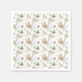 Winter Fox Wald Niedlich Serviette