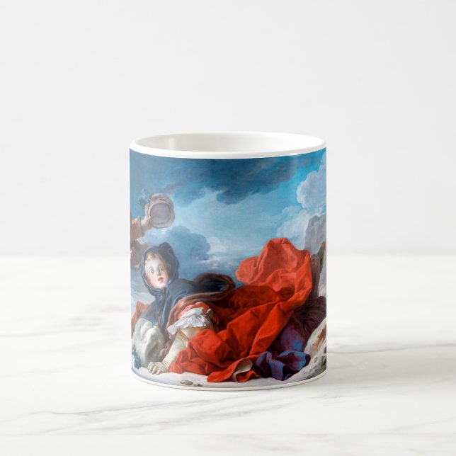 Winter, Fragonard Kaffeetasse (Mittel)