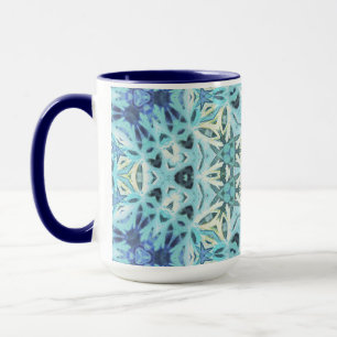 Winter-Fraktal Tasse