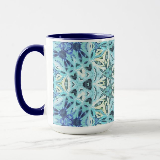 Winter-Fraktal Tasse (Links)