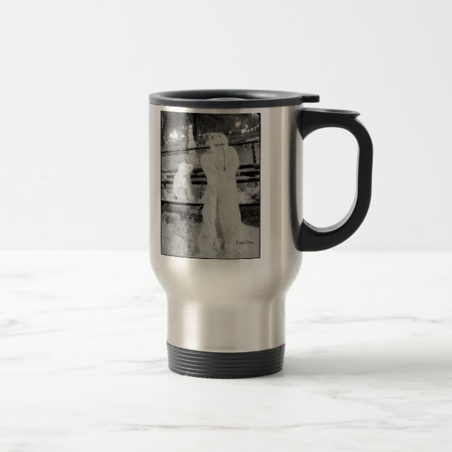 'Winter Friends' - Mug de voyage (Droit)