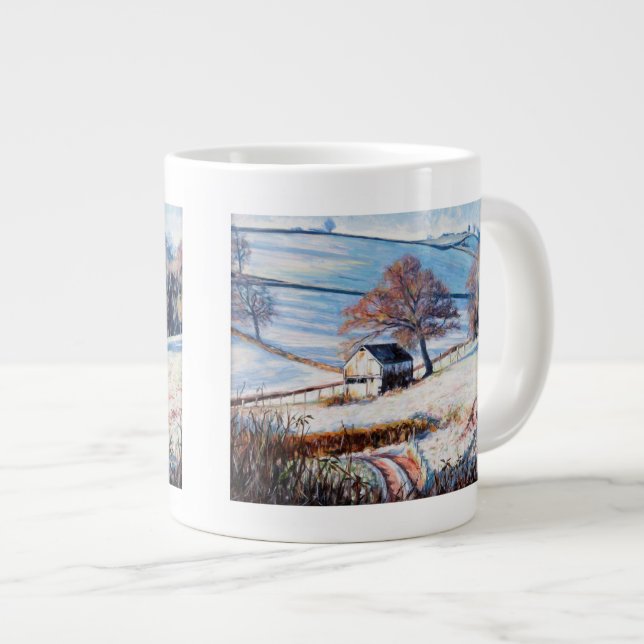 Winter Frost 2009 Jumbo-Tasse (Vorderseite Rechts)
