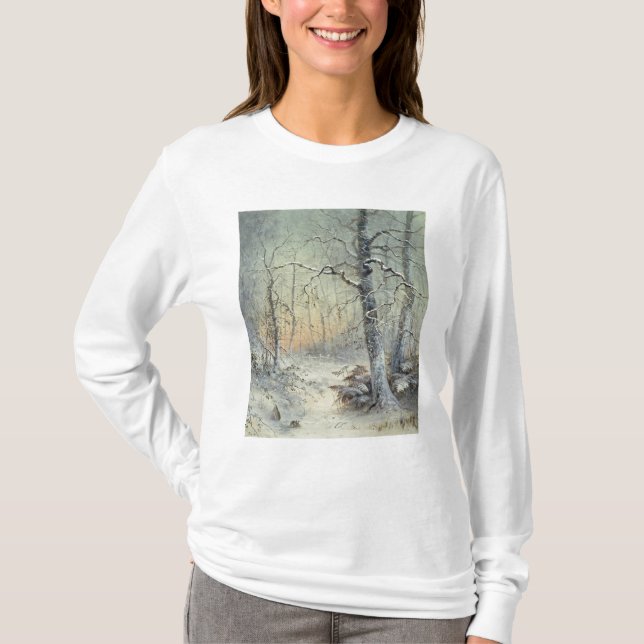Winter-Frühstück T-Shirt (Vorderseite)