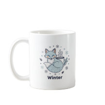 Winter-Fuchs-Tasse – Keramiktasse mit süßen Schnee