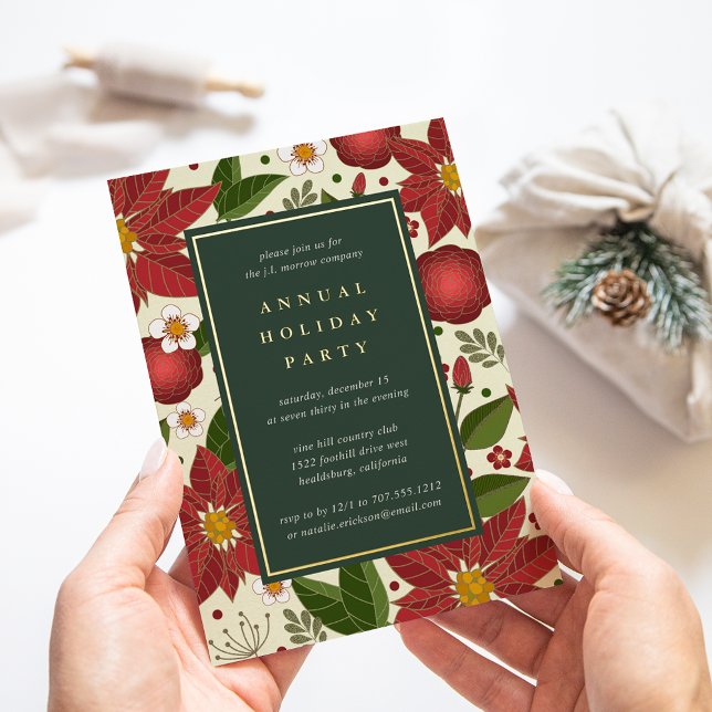 Winter Garden | Corporate Holiday Party Folieneinladung (Von Creator hochgeladen)