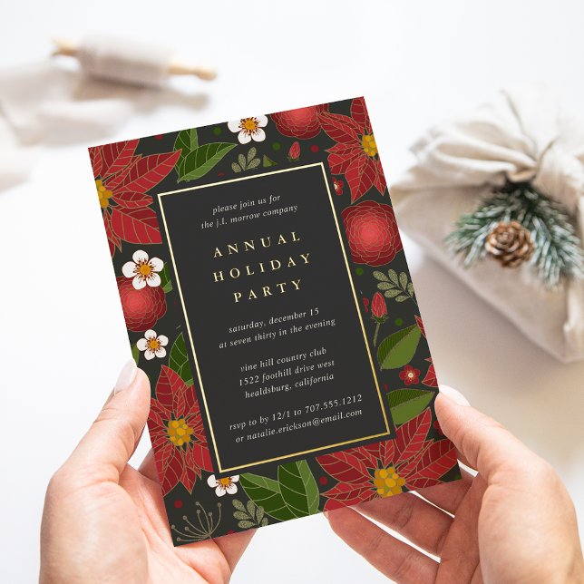 Winter Garden | Corporate Holiday Party Invitation Folieneinladung (Von Creator hochgeladen)
