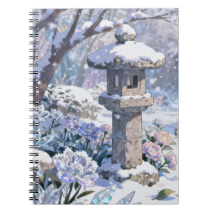 Winter Garden Laternen Spiralblock Notizblock