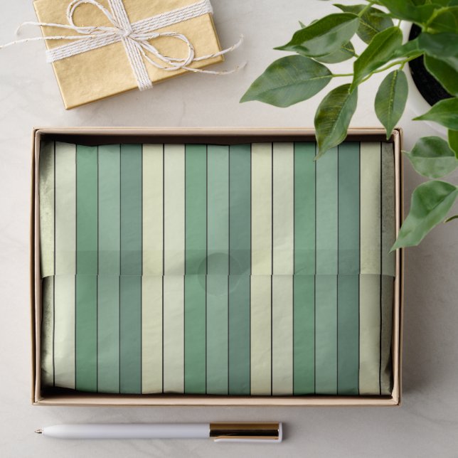 Winter Gelbe Streifen auf Wasserfarbpapier Seidenpapier (Geschenk)