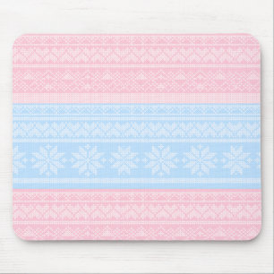 Winter gestrickter Weihnachts-Pullover, Weihnachts Mousepad