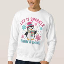 Winter Glanz Pinguin Shirt – Lustiger Urlaub