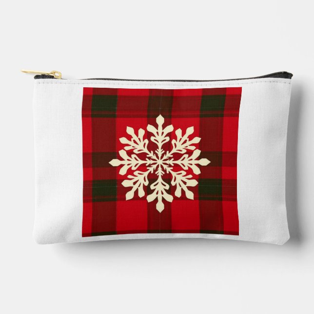 Winter Glow Pattern Zubehörtasche (Vorderseite)