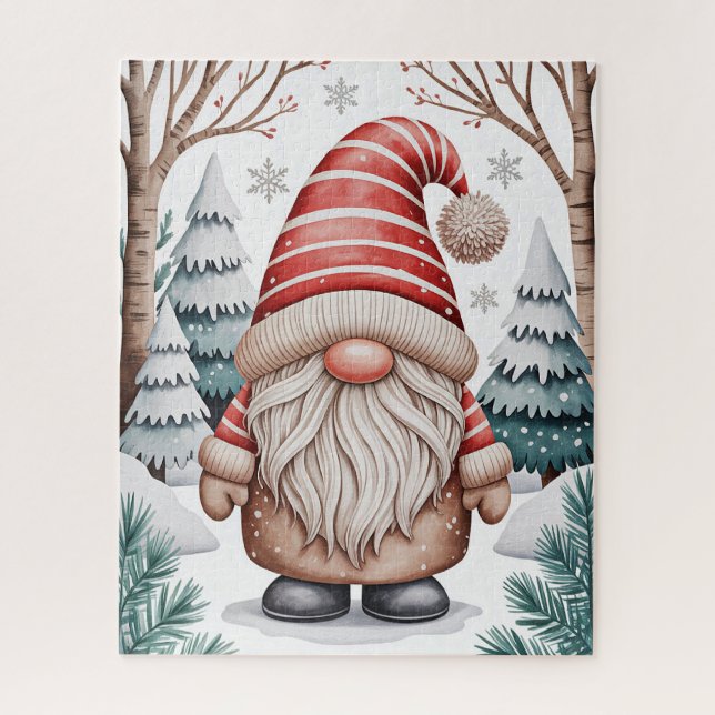 Winter-Gnom-Puzzle (Vertikal)