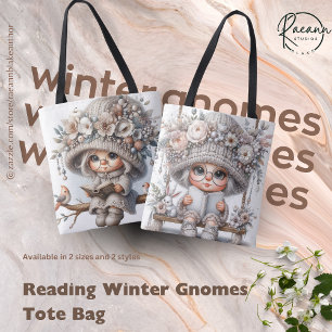 Winter Gnomes Tote Bag lesen Tasche