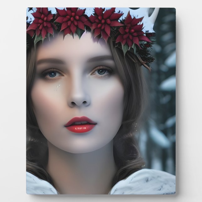 Winter Goddess Plaque Fotoplatte (Vorderseite)
