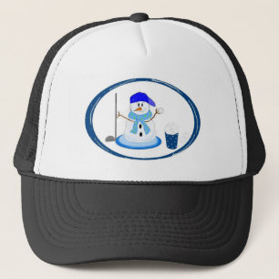 Winter Golf Design Truckerkappe