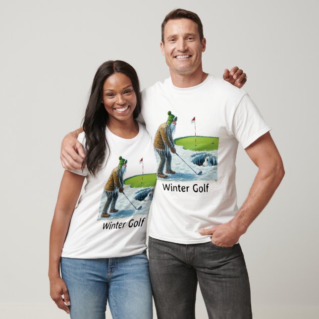 Winter Golf - Golf T - Shirt (Unisex)