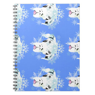 Winter Great Dane Notizblock