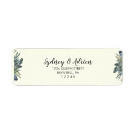 Winter Greenery | Elfenbeinhochzeit - Rücksendeadr