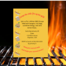 Winter-Grillfest-Einladung