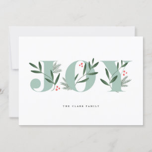 Winter Grüntöne Joliday Cards Einladung