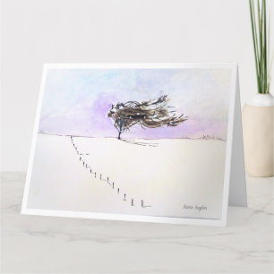 "Winter"- Grußkarte Dankeskarte