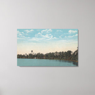 Winter-Hafen, Florida - Wasser-Ansicht des Leinwanddruck