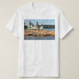 Winter-Hafen-Leuchtturm, Maine T-Shirt
