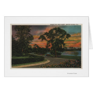 Winter Haven, Florida - Sonnenuntergang Aussicht a