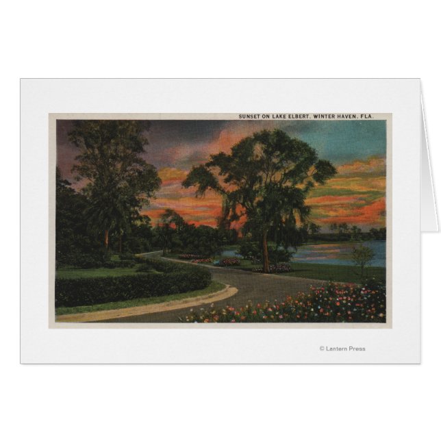 Winter Haven, Florida - Sonnenuntergang Aussicht a (Vorderseite (Horizontal))