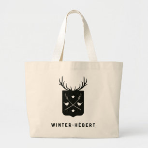 Winter-Hébert - Wappen-Tasche Jumbo Stoffbeutel