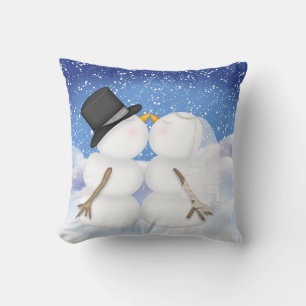 Winter Hochzeitskissen Kissen