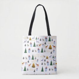 Winter Holiday All-Over-Print Tote Bag Tasche