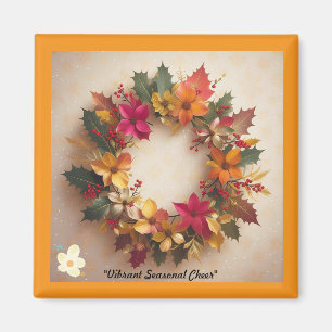"Winter Holiday Charm" Magnet