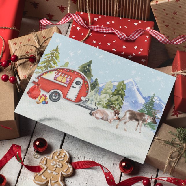 Winter Holiday RV Camper Rentierfest Weihnachten (Von Creator hochgeladen)
