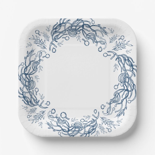 Winter Holidays Fairy Tales. Pappteller (Vorderseite)