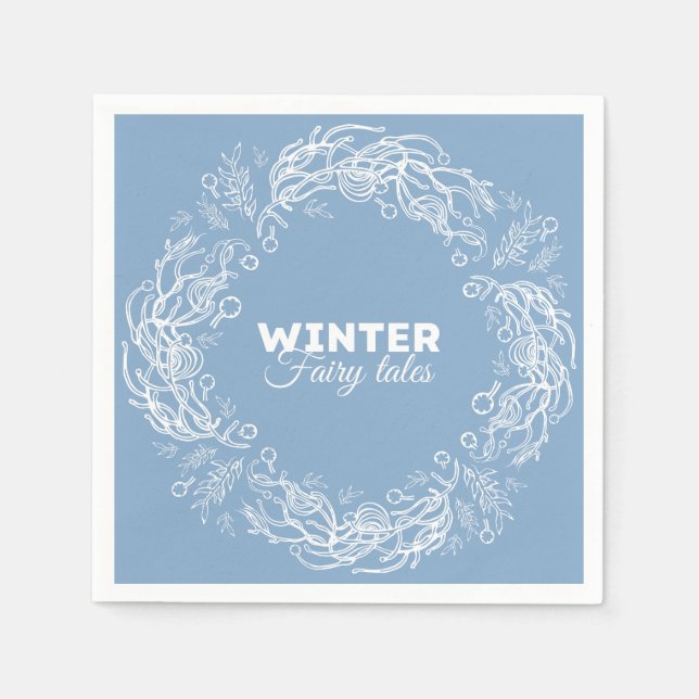 Winter Holidays Fairy Tales. Serviette (Vorderseite)