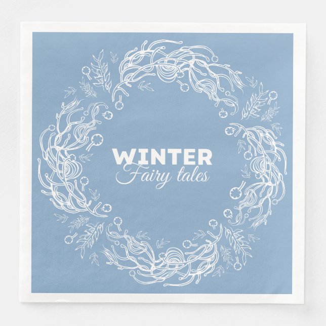 Winter Holidays Fairy Tales. Serviette (Vorderseite)