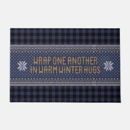 Winter Hugs Fußmatte