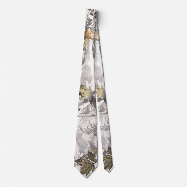 Winter Hunting Camouflage Look Krawatte (Vorderseite)