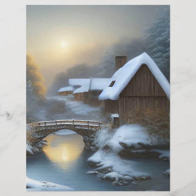 Winter-Hütte (Vorderseite)